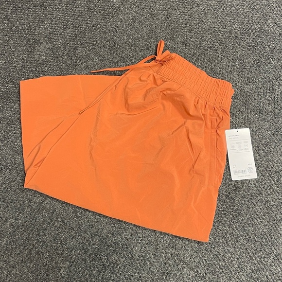 NWT Athleta Arrival Skirt Orange Midi Maxi Womens Size 18 Plus Orange Clay - Picture 6 of 6